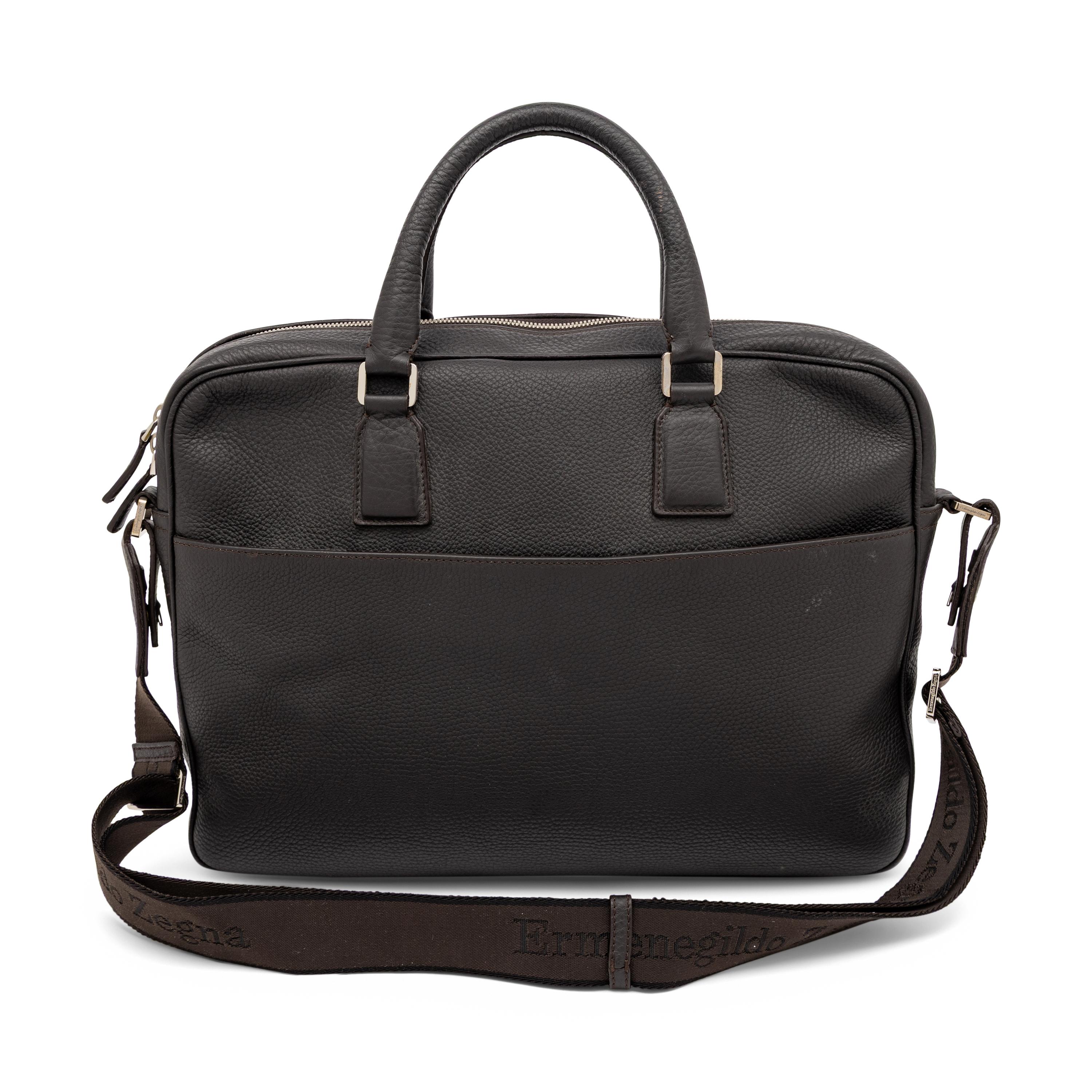 Ermenegildo Zegna, Leather Messenger Bag