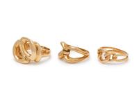 COLLECTION OF YELLOW GOLD RINGS