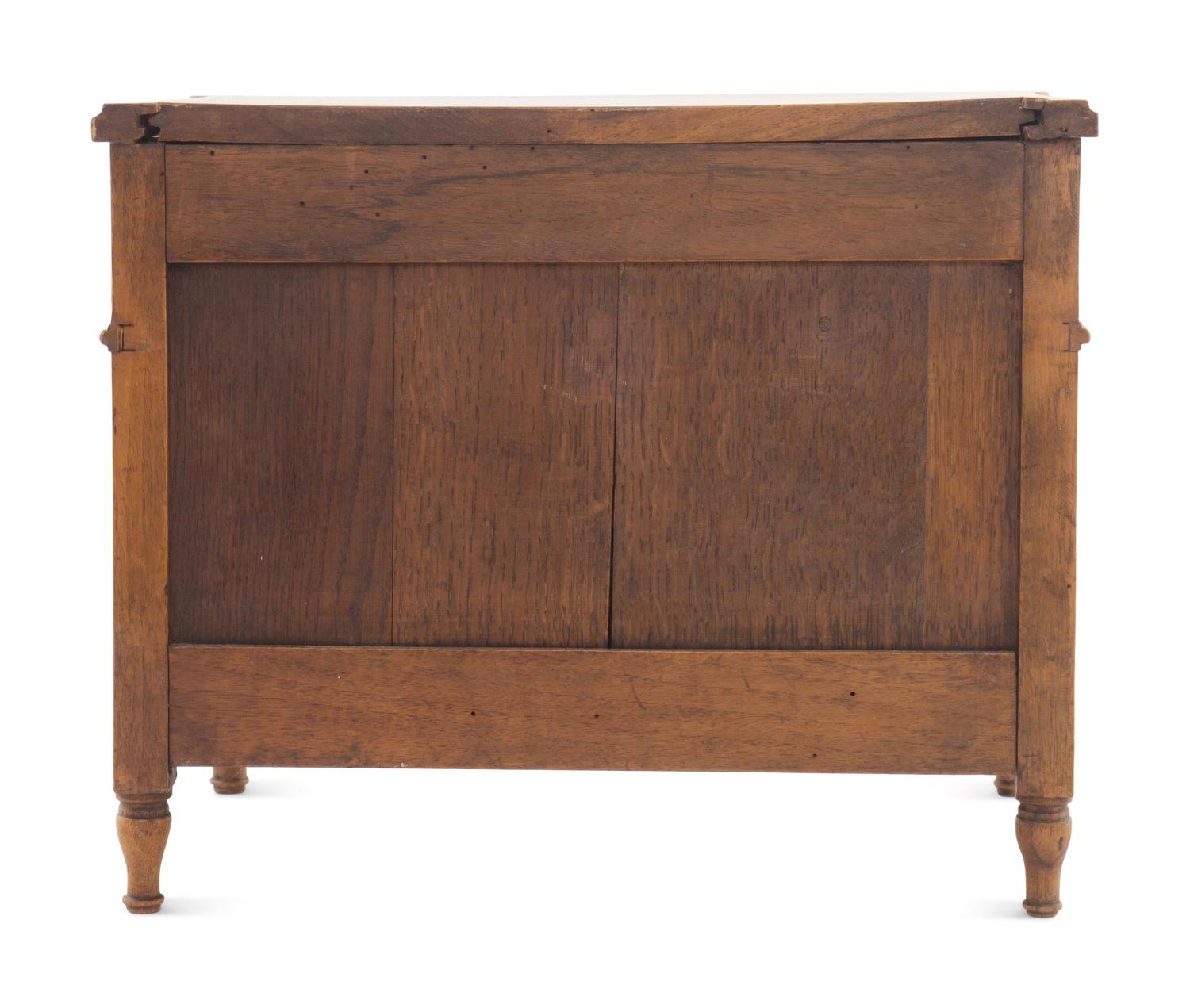 A Louis XVI Style Walnut Diminutive Commode