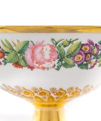 A Sèvres Porcelain Footed Bowl ( Coupe à Bouillon Hémisphérique )
