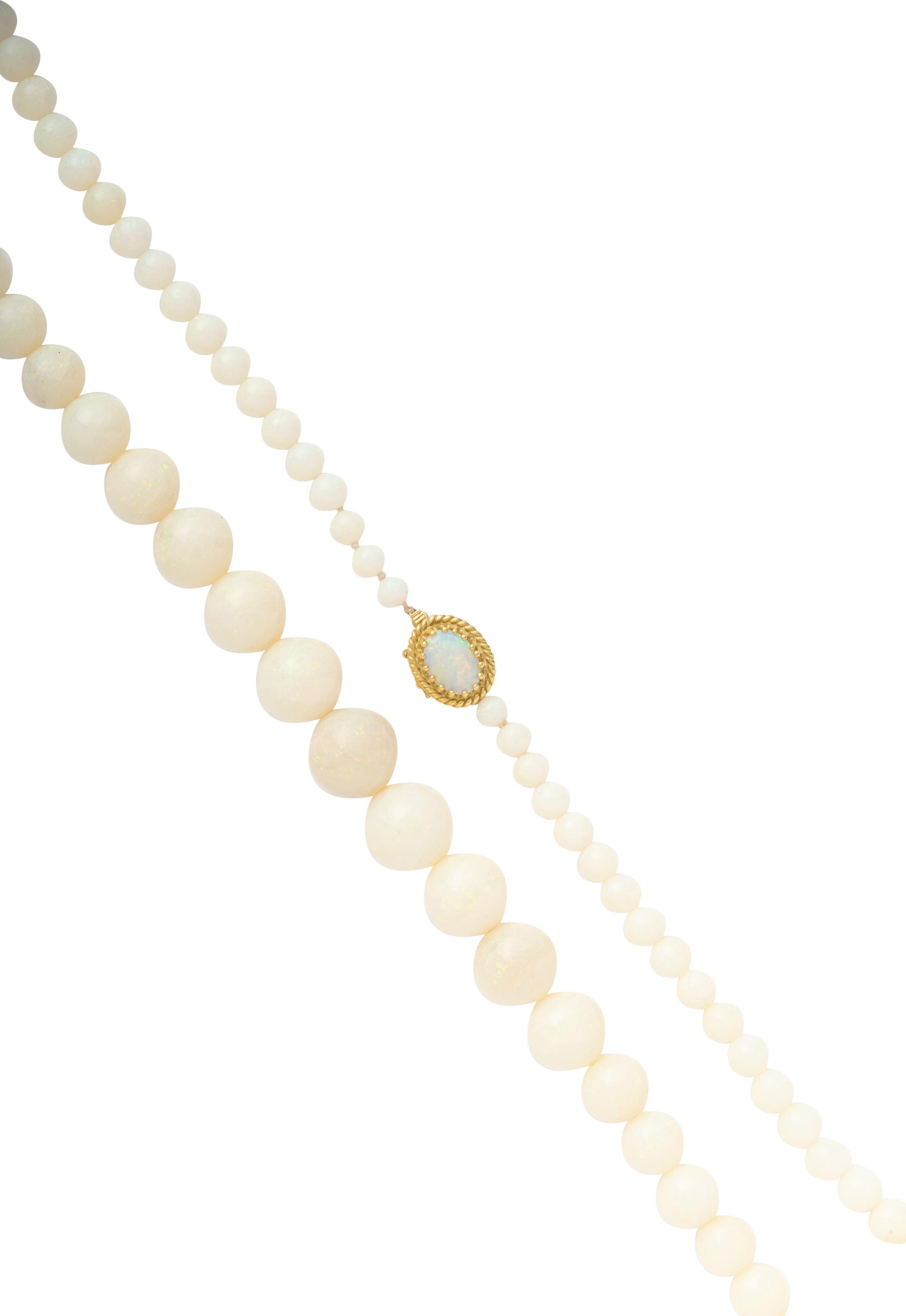 OPAL BEAD NECKLACE