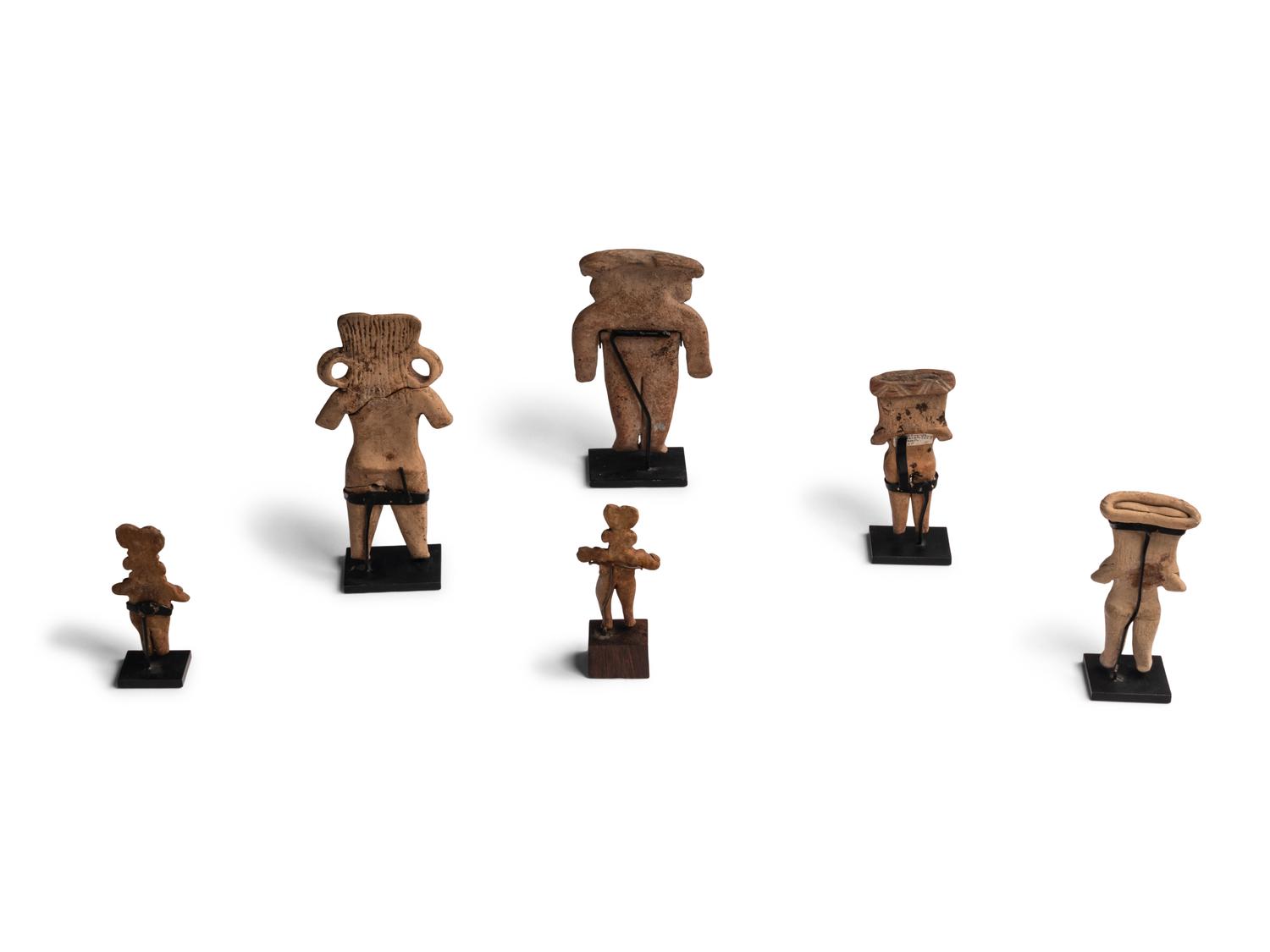 Six Michoacán Terracotta Figures