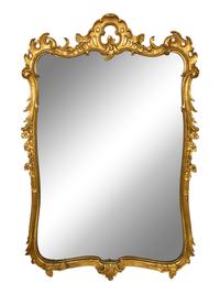 A George II Style Giltwood Mirror