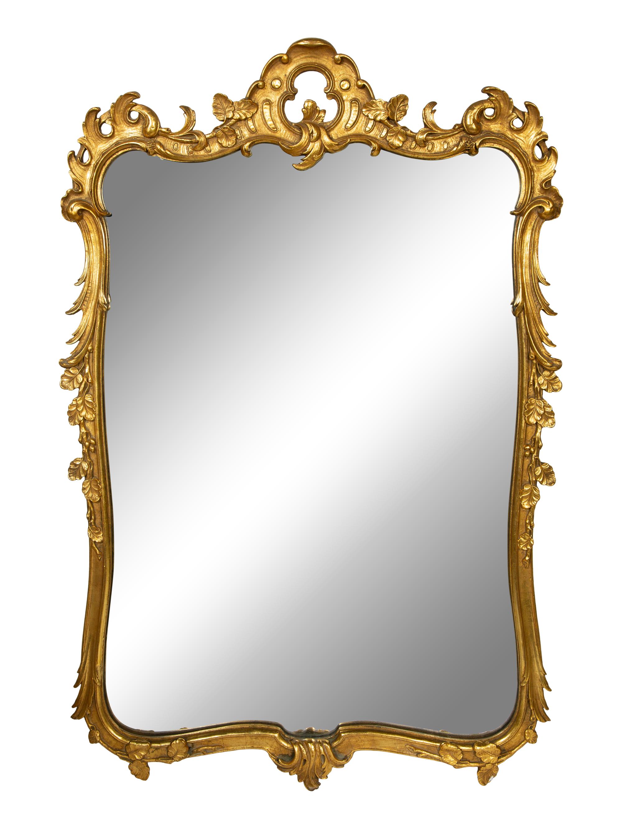 A George II Style Giltwood Mirror