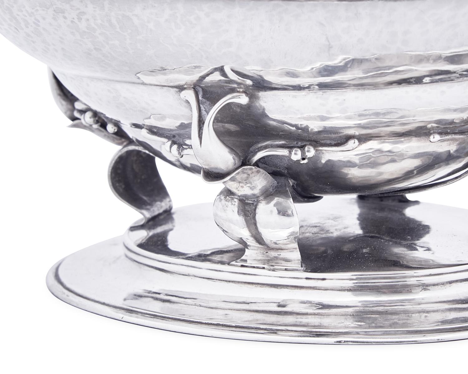 A Georg Jensen Silver Footed Bowl