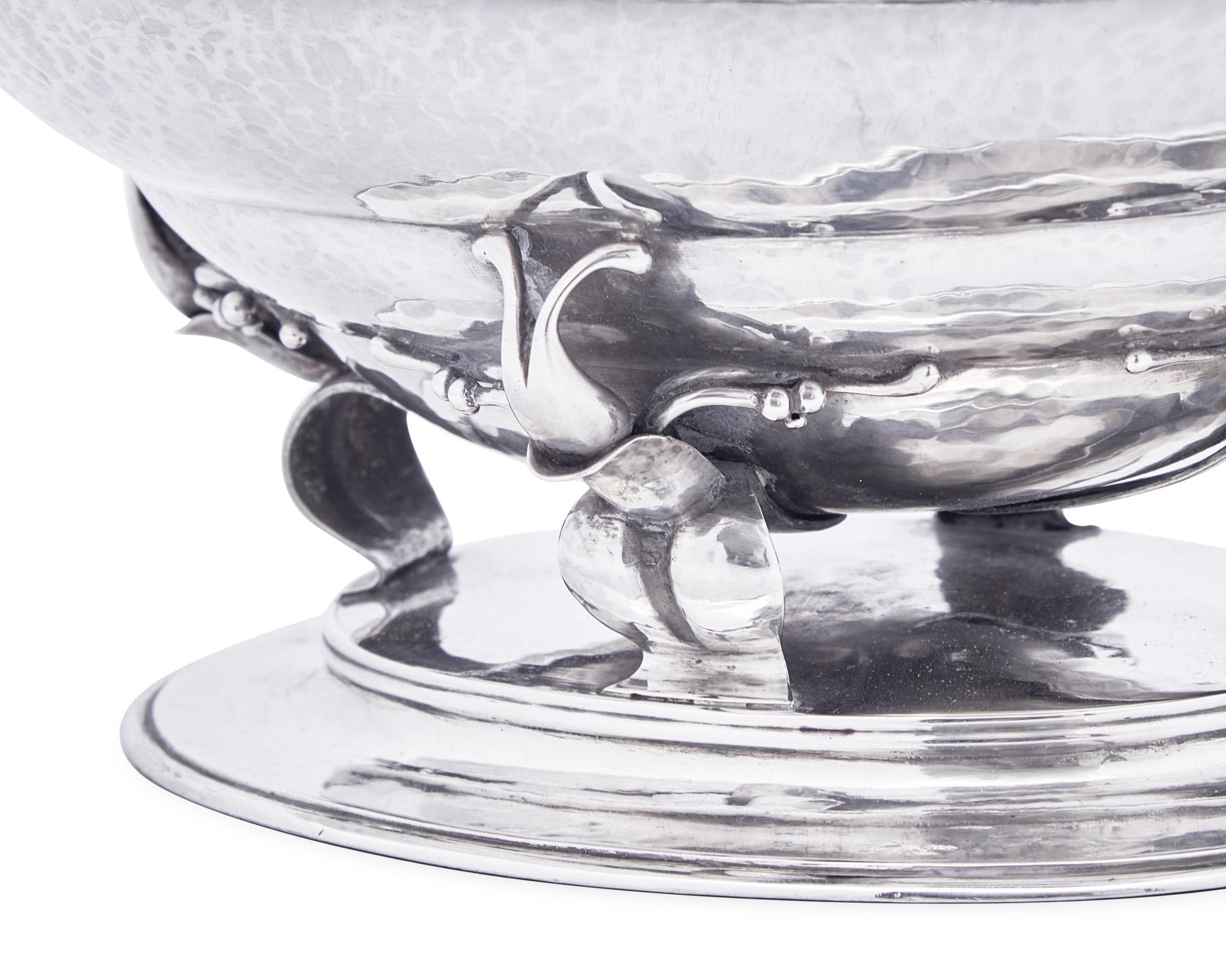 A Georg Jensen Silver Footed Bowl