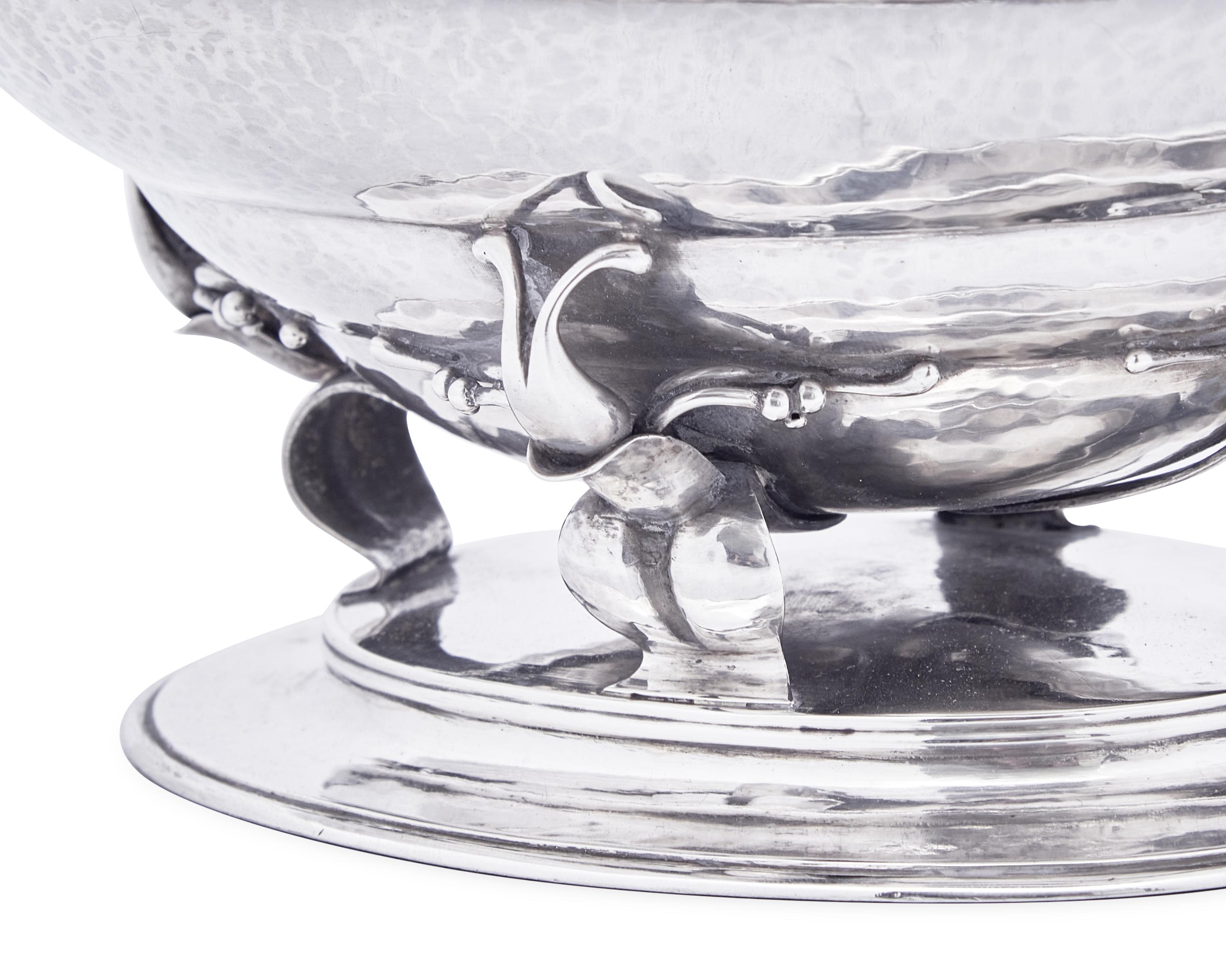 A Georg Jensen Silver Footed Bowl