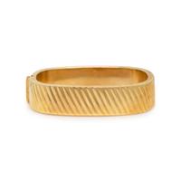 YELLOW GOLD BANGLE BRACELET