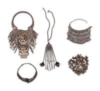 A Collection of Necklaces and Beads