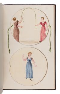 [Children’s Book]. Evans, Edith, illustrator. -- Hunter, Julia. A hitherto unpublished autograph manuscript fair copy of "Scientific Toys: Made for Amusement but Illustrating Some Important Principle." N.p., January 1884.