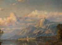 Mountain Lake with Mill, 1870