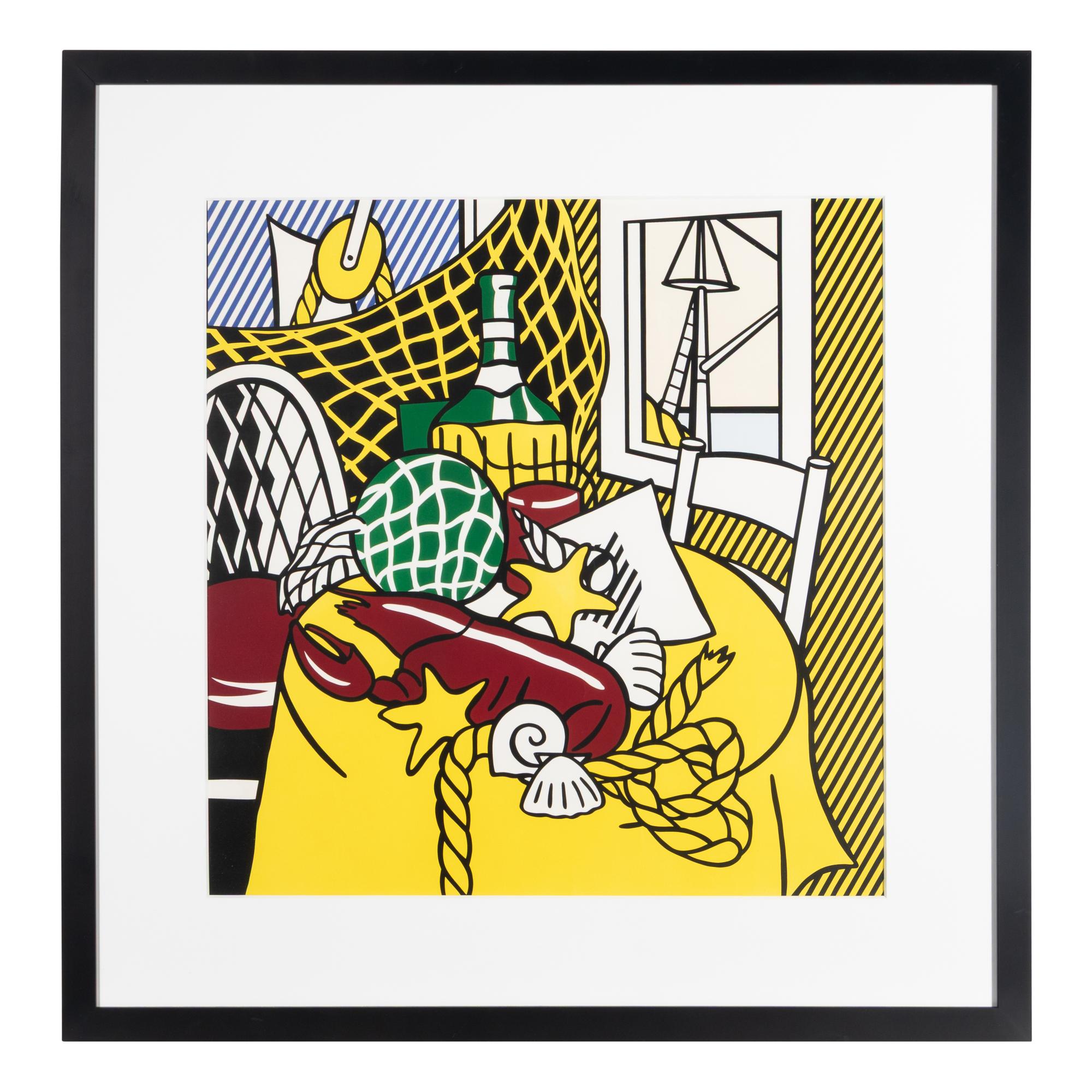 Roy Lichtenstein (American, 1923–1997) — Still Life with Lobster (from Six Still Lifes ), 1974