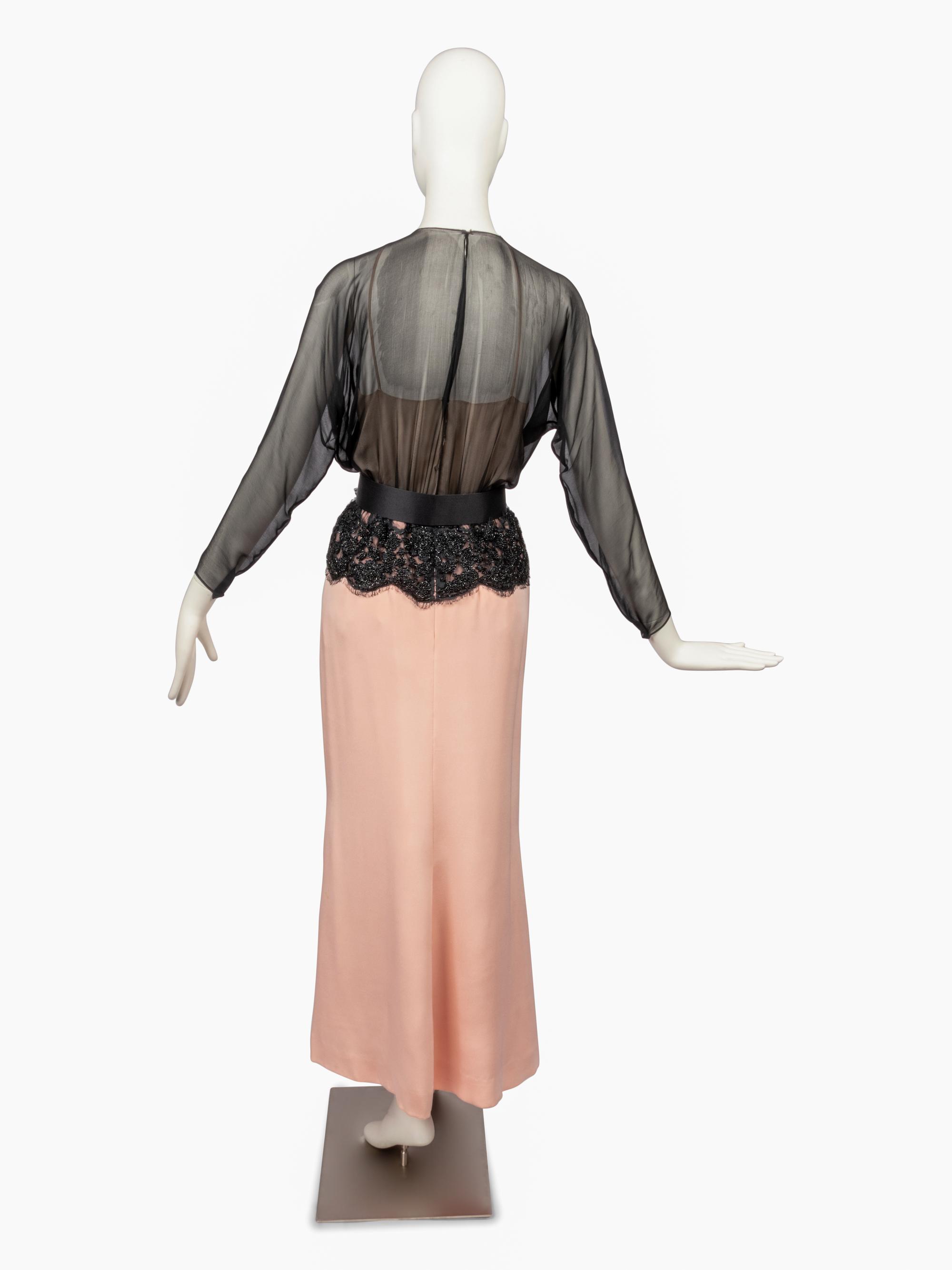 Oscar de la Renta Dress and Belt, c. 1990