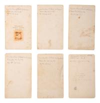 [CIVIL WAR]. A group of 27 CDVs of Union soldiers, many identified subjects from the 144th New York Infantry.
