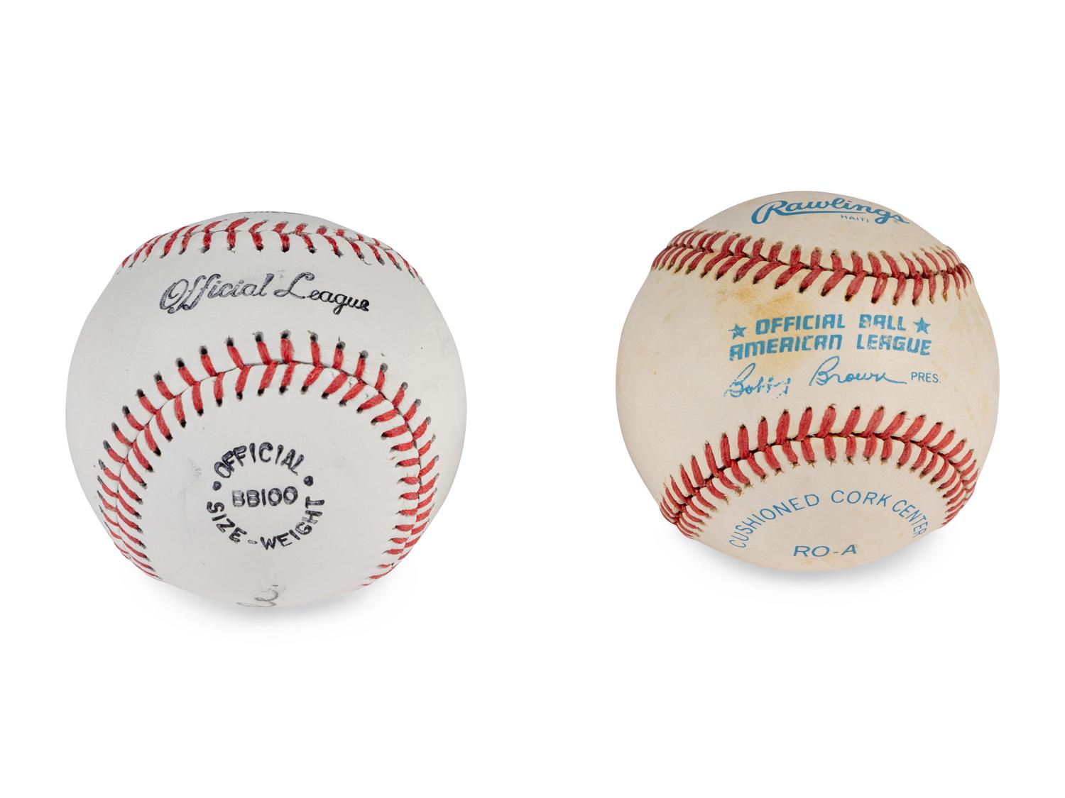 A Group of Mickey Mantle Single Signed Autograph Baseballs (Beckett Authentication Services Letters)