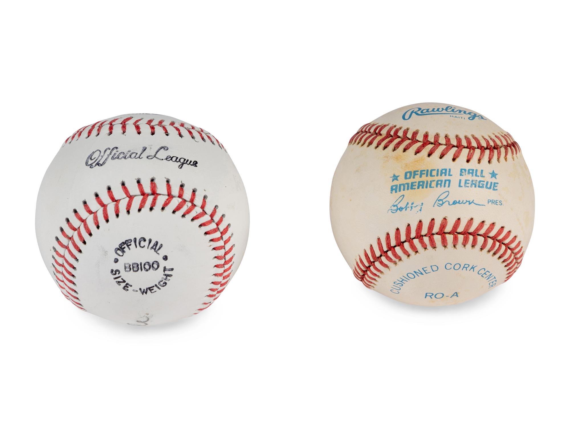 A Group of Mickey Mantle Single Signed Autograph Baseballs (Beckett Authentication Services Letters)