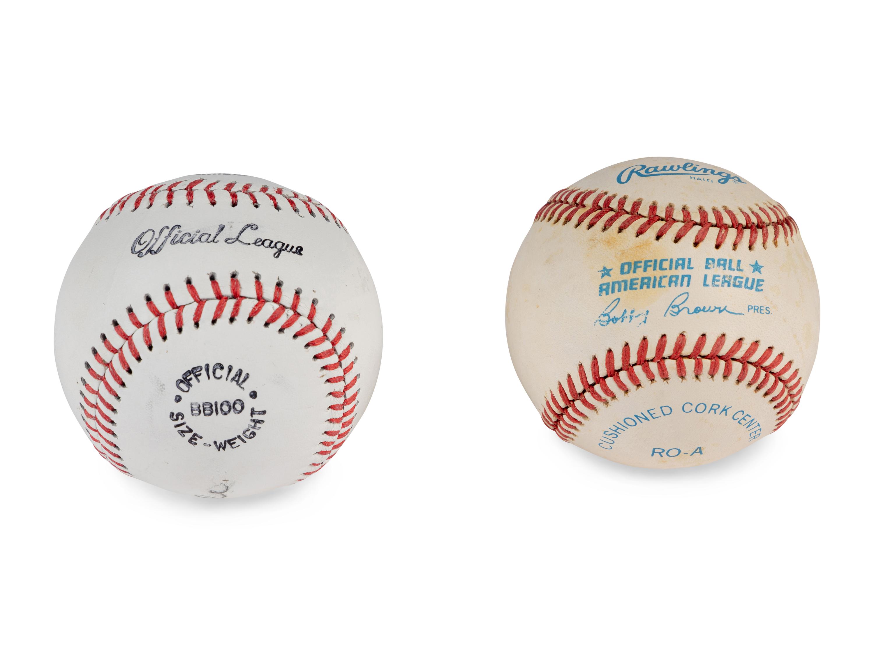 A Group of Mickey Mantle Single Signed Autograph Baseballs (Beckett Authentication Services Letters)