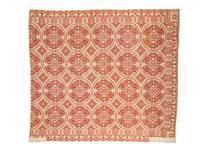 Two Jacquard Woven Coverlets