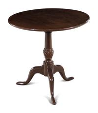 A George III Mahogany Tilt-Top Table
