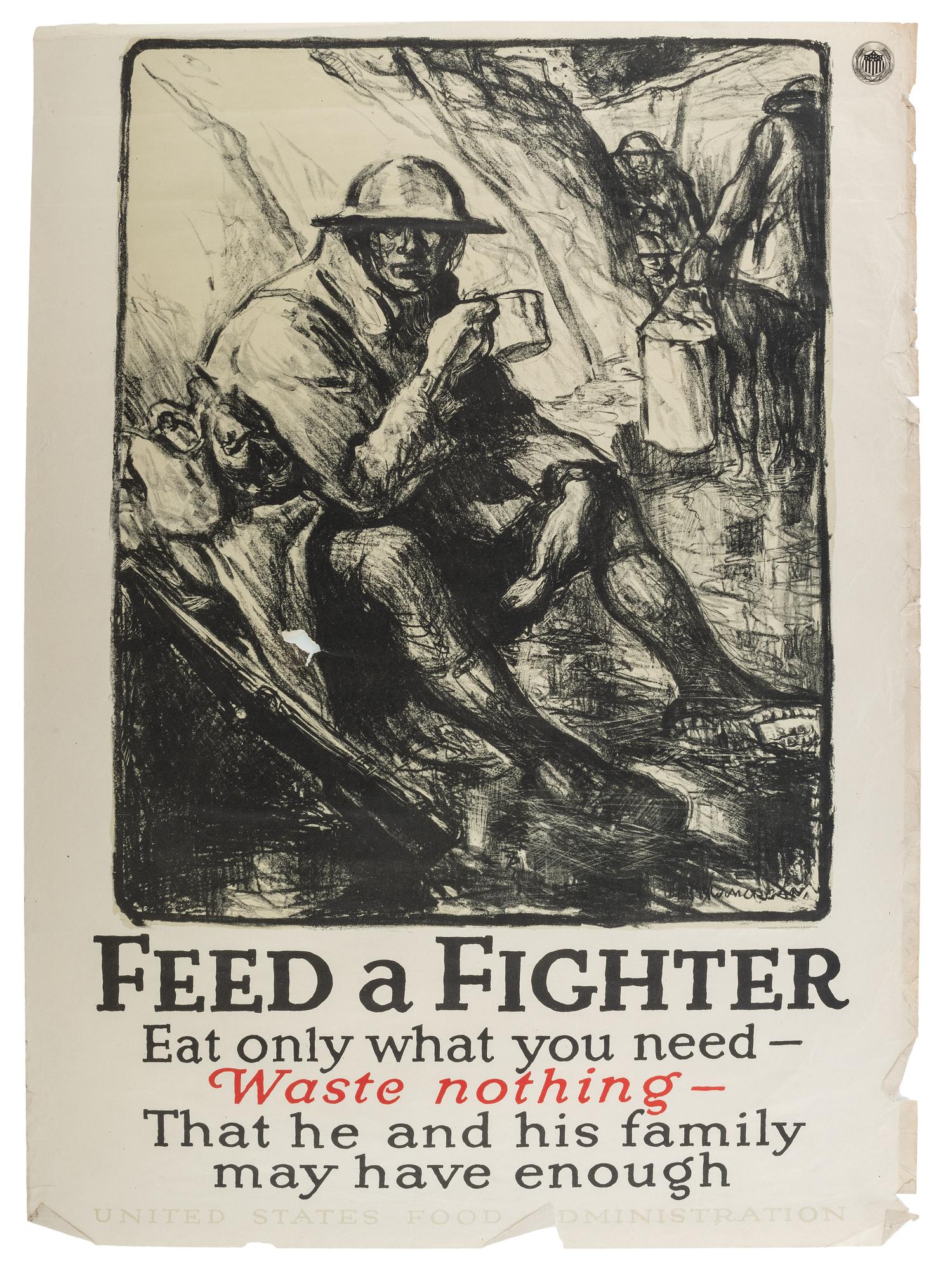 [World War I]. A group of 5 posters produced by the US Food Administration promoting food conservation, comprising: