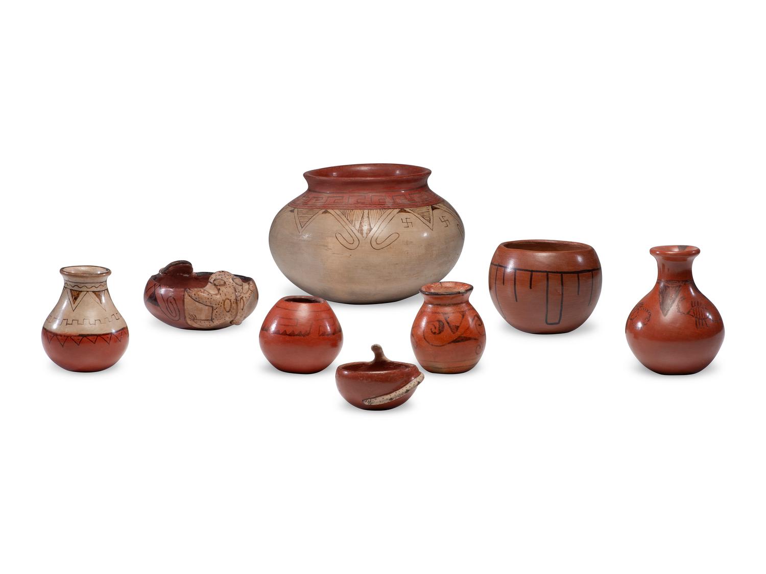 Tohono O'odham and Maricopa Pottery Jars