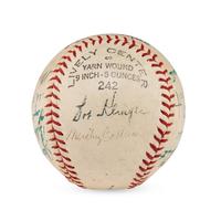 A 1940s War Bond Signed Autograph Baseball Featuring Mickey Cochrane (Beckett Authentication Services Letter of Authenticity)