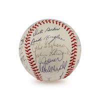 A 1968 St. Louis Cardinals Team Signed Autograph Baseball