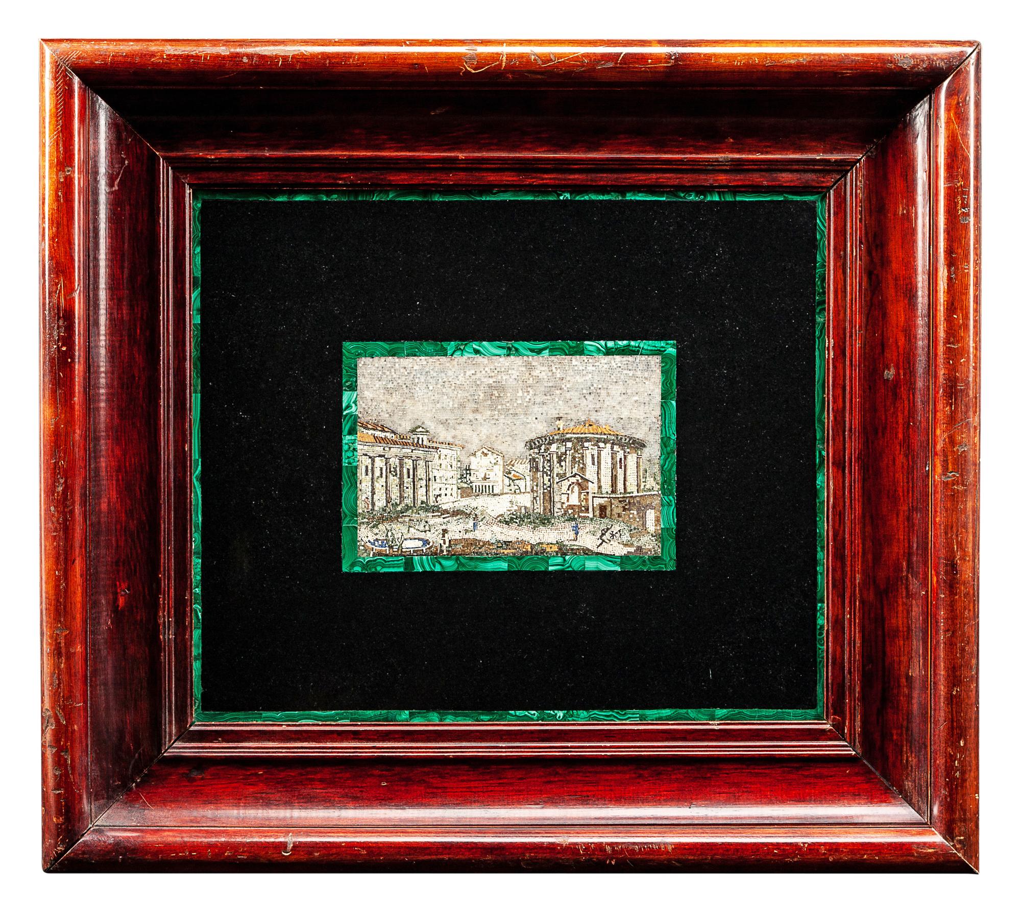 A Pair of Italian Framed Micromosaic Panels