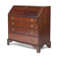 A Chippendale Cherry Slant-Front Desk