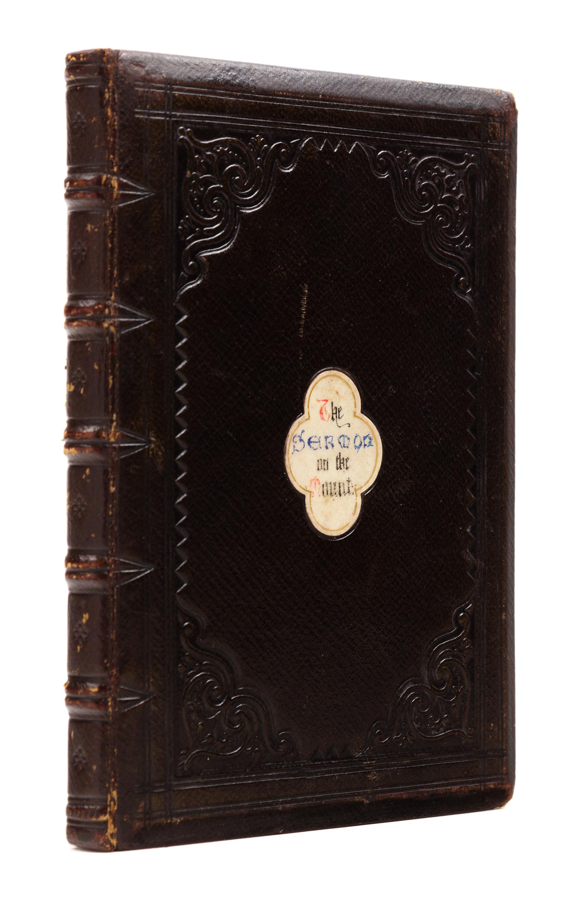 [ILLUMINATION]. JONES, Owen (1809-1874). The Sermon on the Mount. [London:] Longman & Co., 1844.