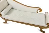 A Regency Painted Chaise Longue