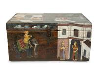 An Indian Painted Chest — 20TH CENTURY