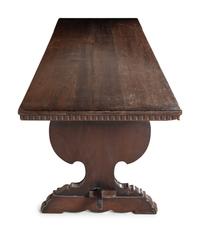 A Renaissance Revival Mahogany Refectory Table