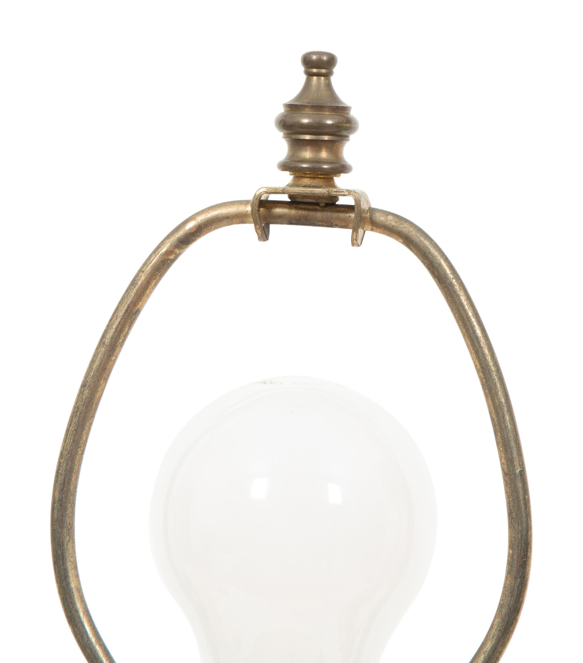 A Pair of Gilt Metal Palm Tree Table Lamps