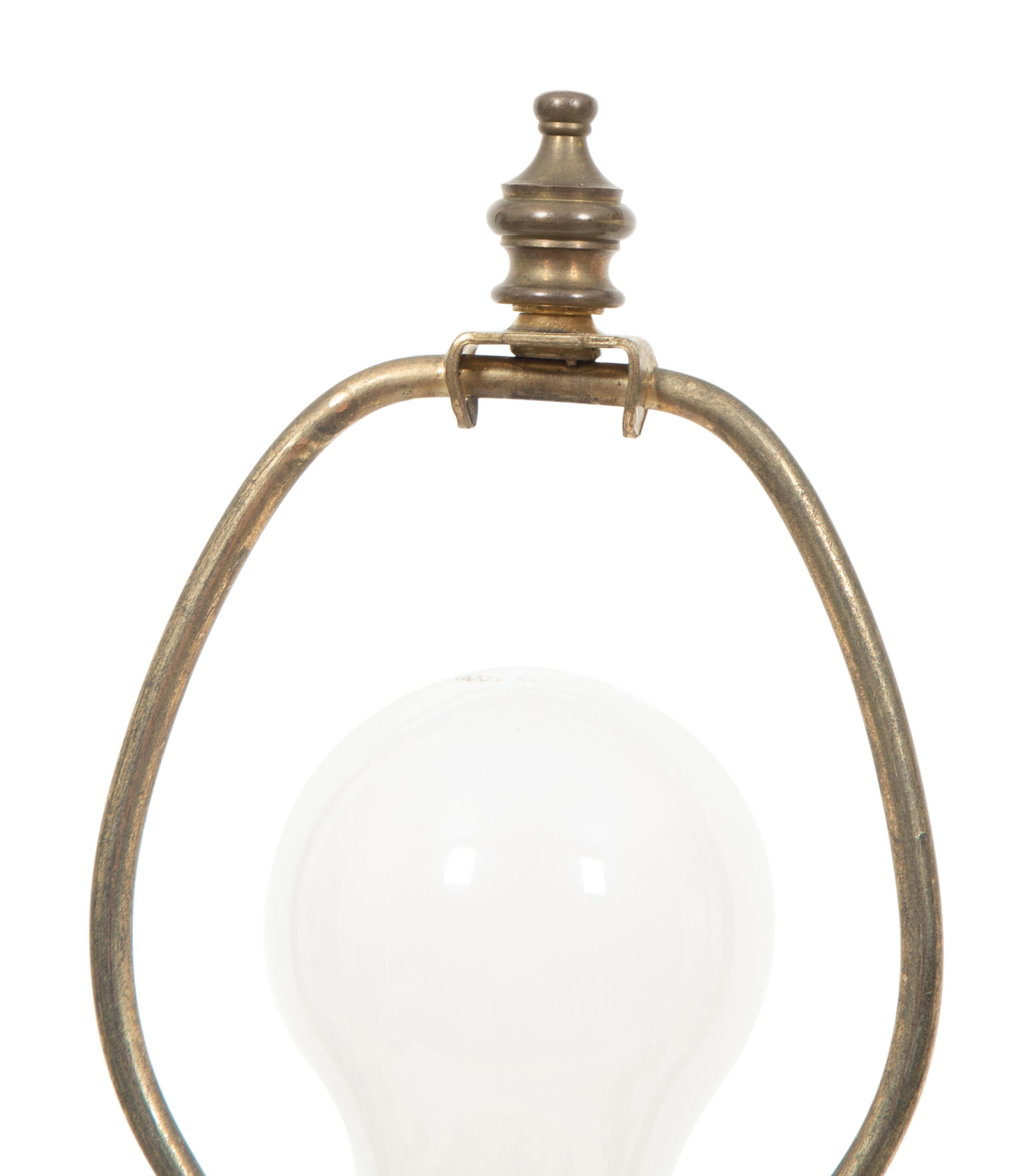 A Pair of Gilt Metal Palm Tree Table Lamps