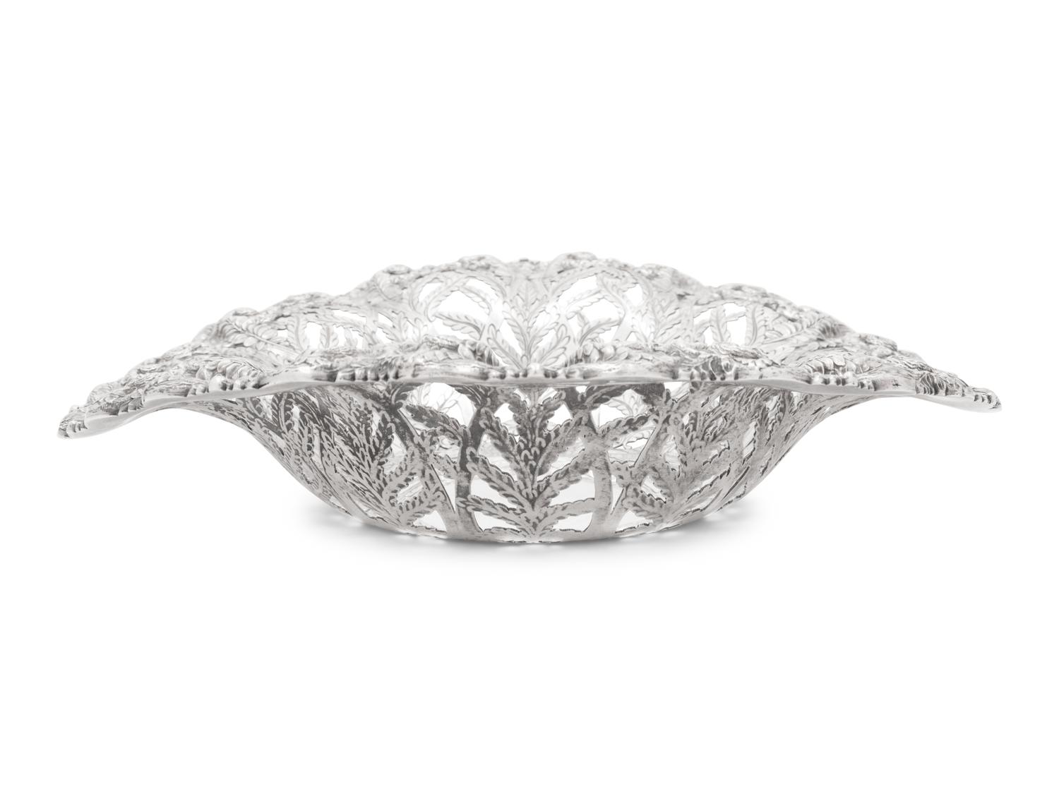 A Tiffany & Co. Silver Reticulated Bowl