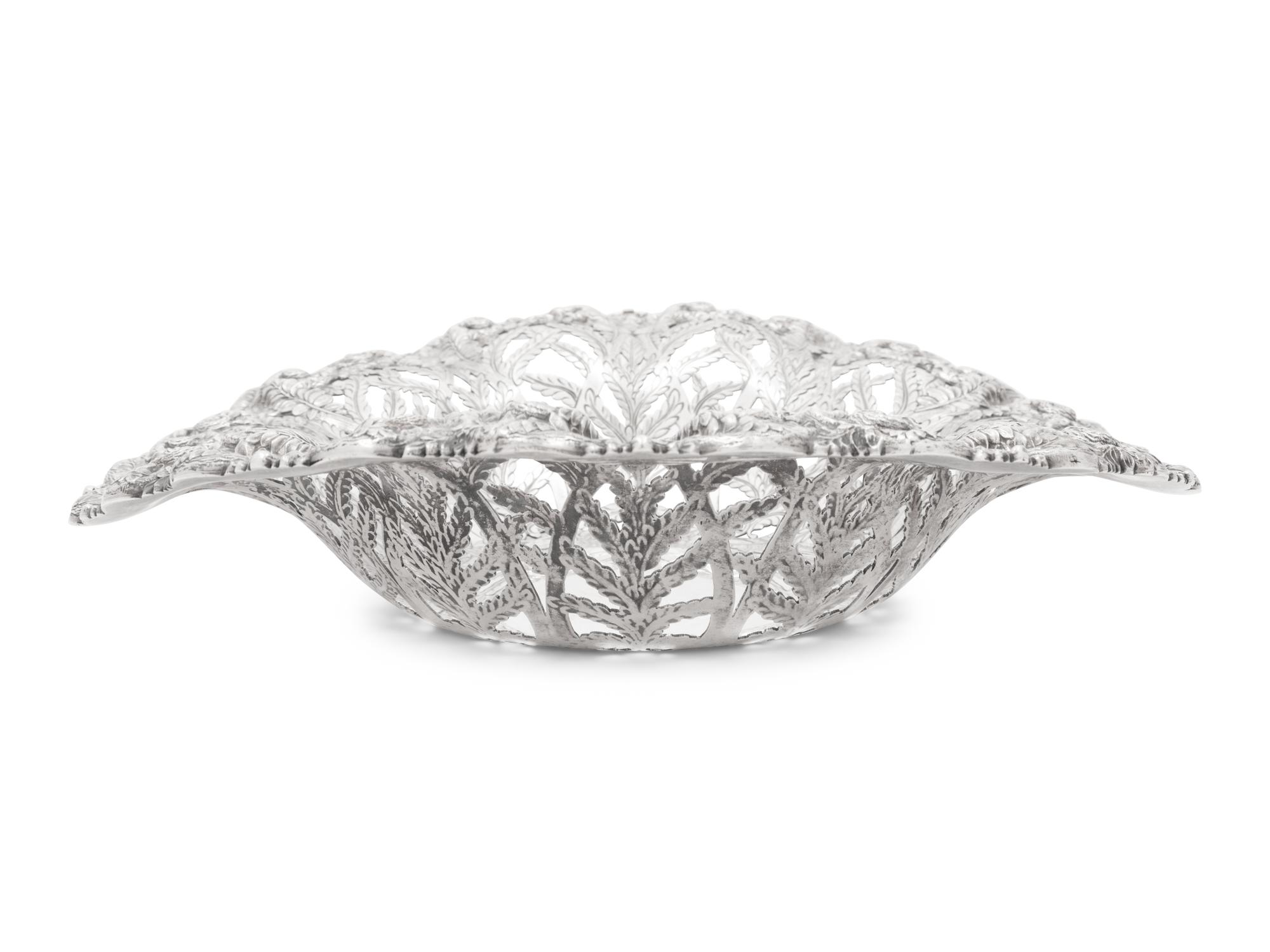 A Tiffany & Co. Silver Reticulated Bowl