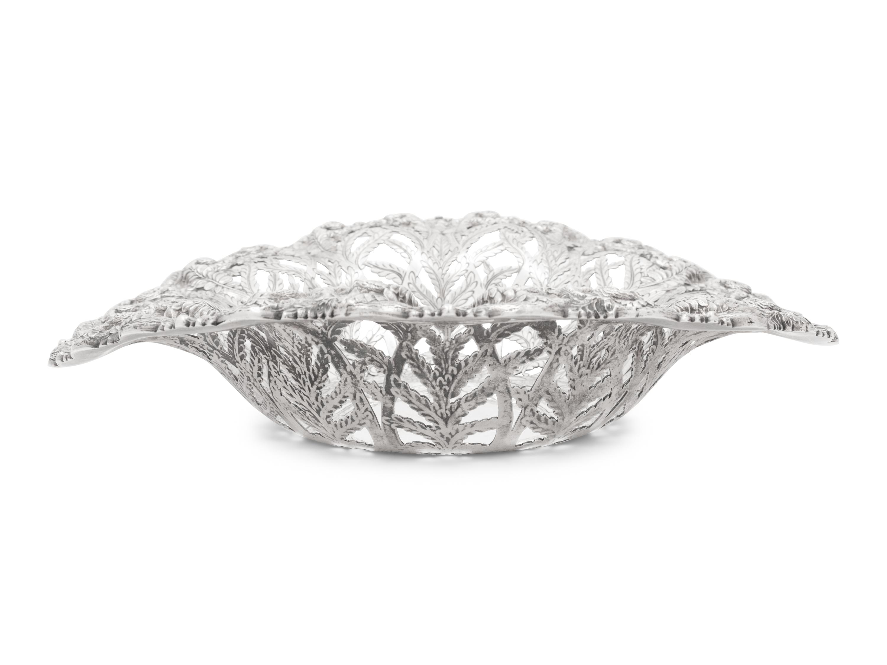A Tiffany & Co. Silver Reticulated Bowl
