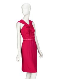 Christian Dior by John Galliano , Draped Fuchsia Dress