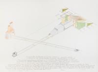 Dennis Oppenheim, (American, 1938-2011), A Device for Converting a Chilling Underground Wind Into Memory, A Station for Detaining and B
