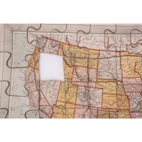 A New Dissected Map of the United States and a Box of Picture Cubes