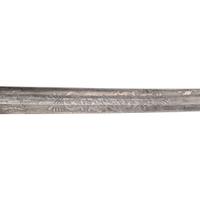 Germanic Chevaulegers Style Saber with Scabbard Inscribed to 1st Lt. O.P. Furgason 27th Indiana Infantry