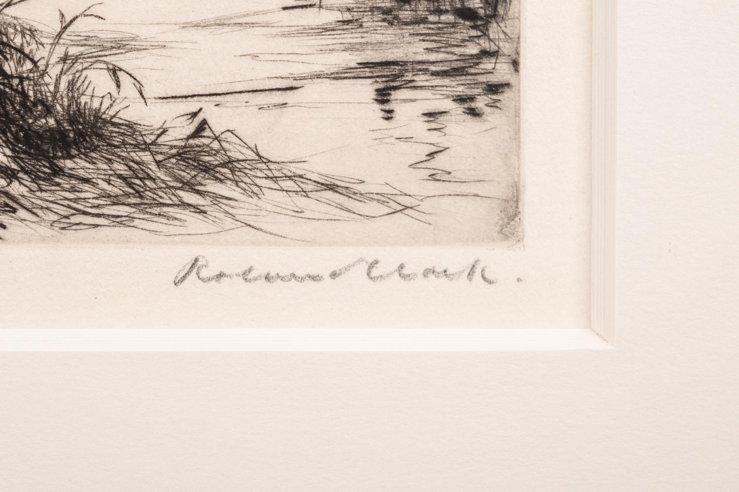 A Group of Three Dry-Point Etchings by Roland Clark (1847-1957)