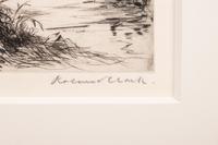 A Group of Three Dry-Point Etchings by Roland Clark (1847-1957)