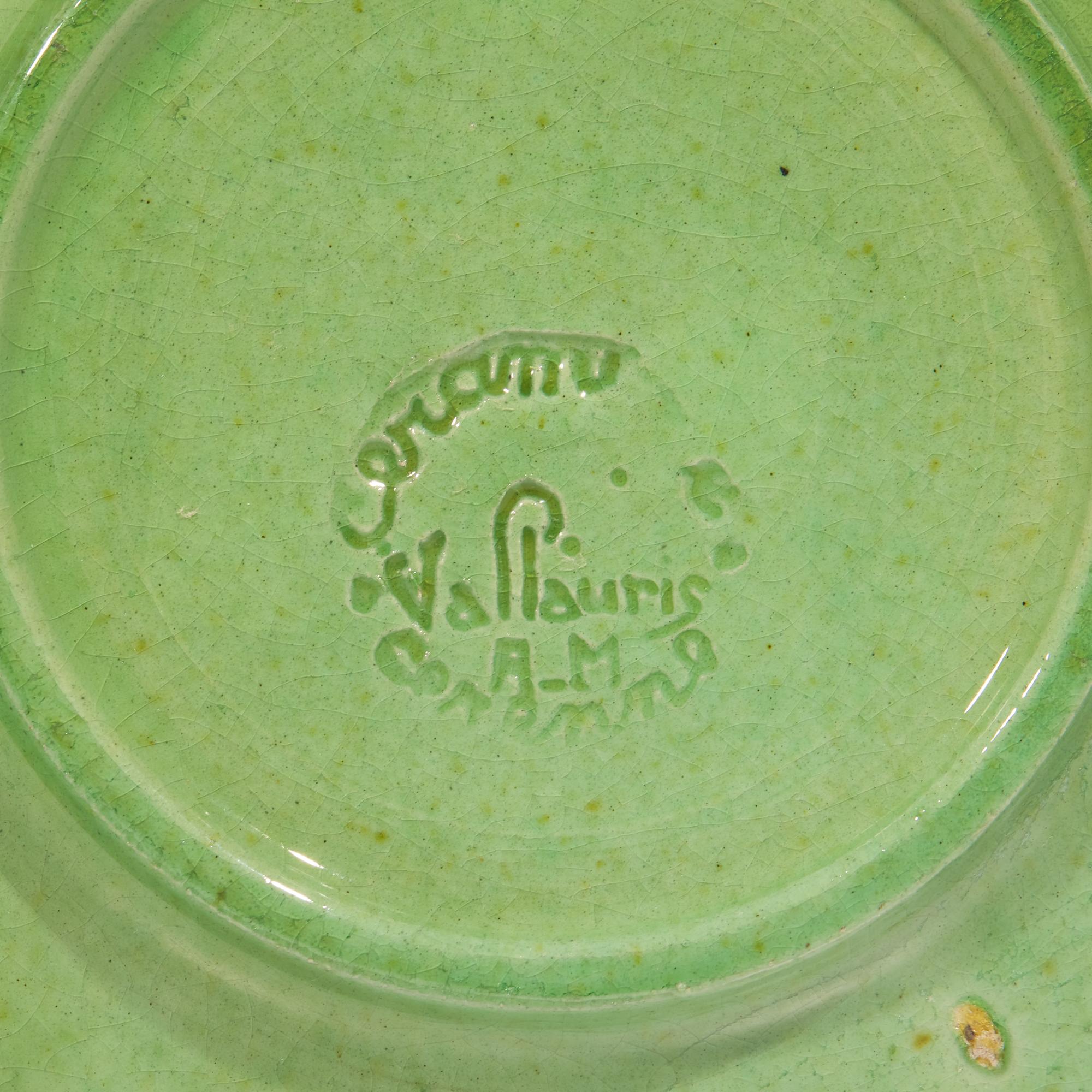 A Vallauris Ceramic Part Tea Service