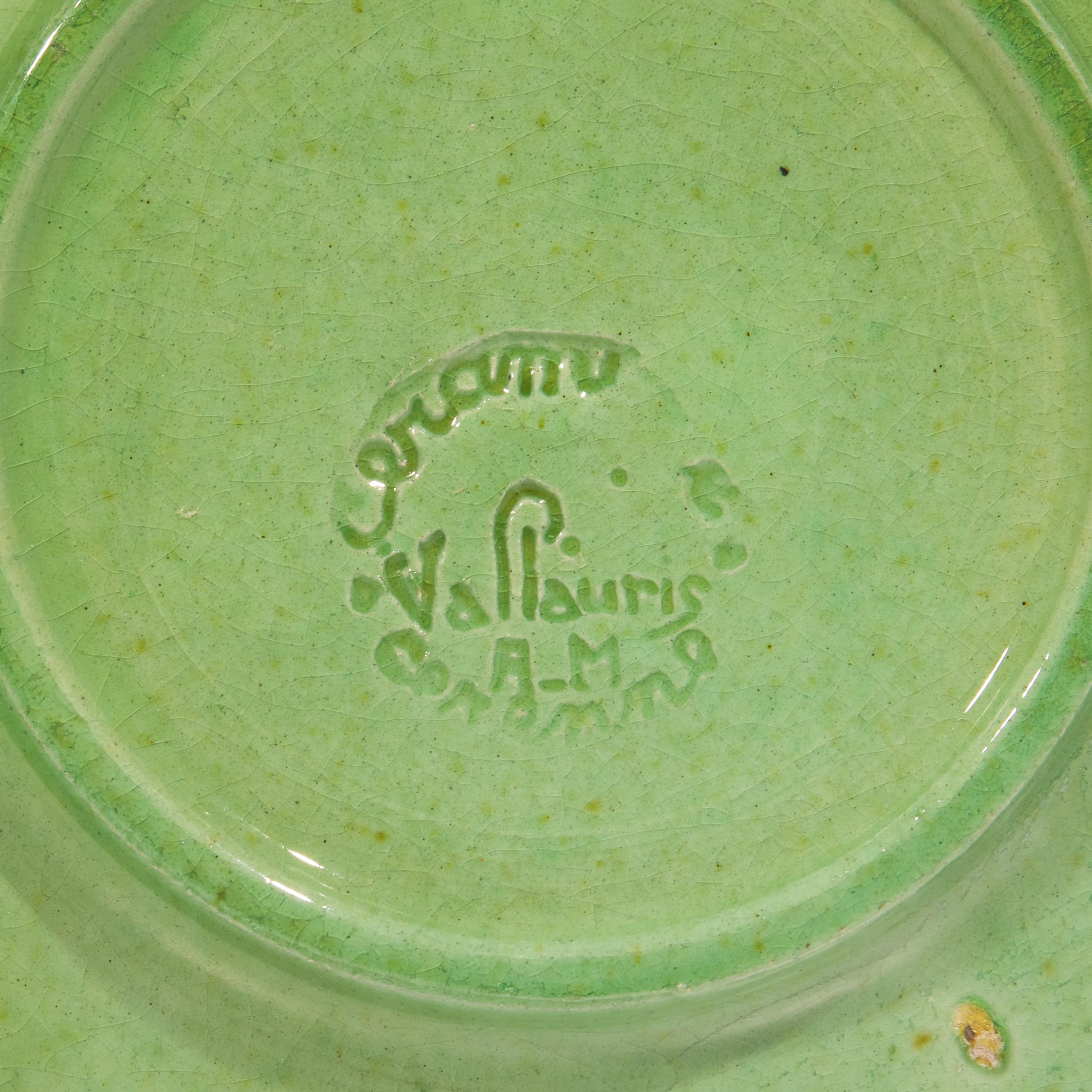 A Vallauris Ceramic Part Tea Service