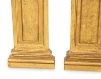 A Set of Four Continental Giltwood Pilasters