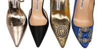 Four Pairs of Manolo Blahnik Shoes