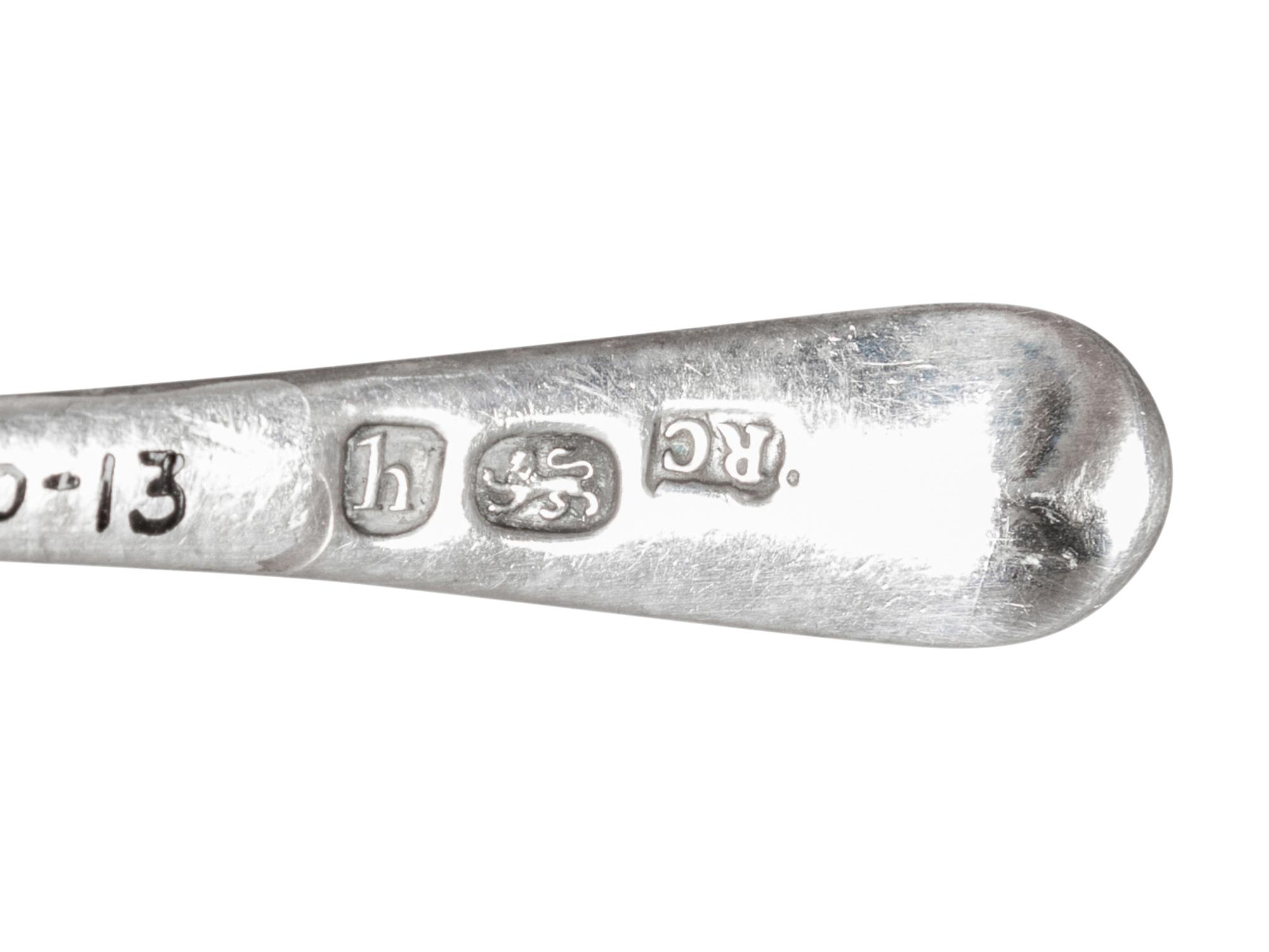 A Set of Six George III Silver Condiment Spoons