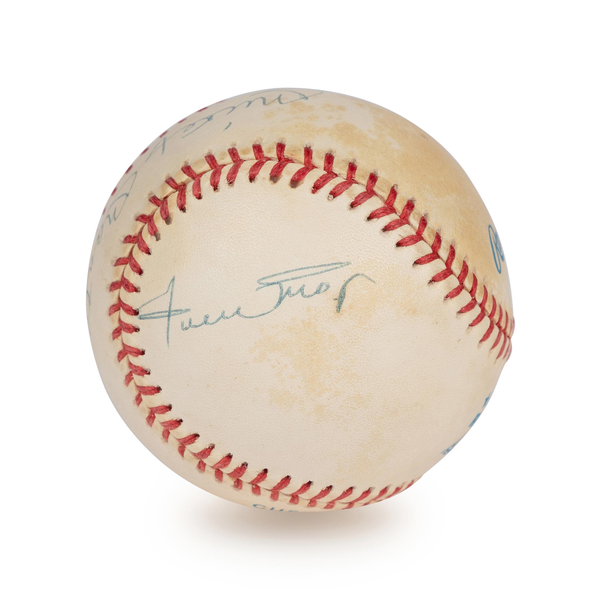 A Willie Mays, Mickey Mantle and Duke Snider Signed Autograph Baseball (Beckett Authentication Services Letter),